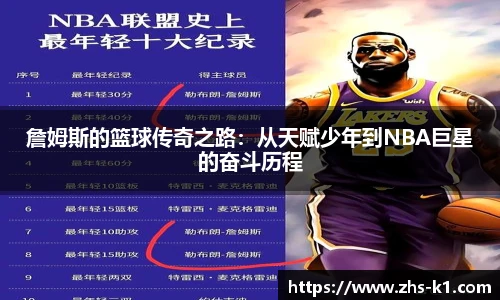 詹姆斯的篮球传奇之路：从天赋少年到NBA巨星的奋斗历程
